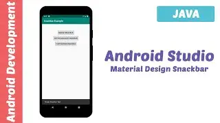 Android Studio - Material Design Snackbar