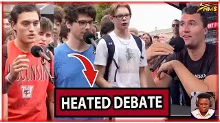 Charlie Kirk SCHOOLS College Student On Animal Right and Leaves Room SPEECHLESS
