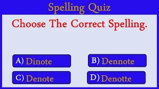 Spelling Quiz 53: Can You Score 15/15?