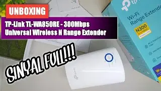 UNBOXING TP-Link TL-WA850RE - 300Mbps Universal Wireless N Range Extender