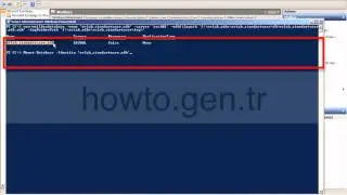 How to create and mount mailbox database with powershell exchange server