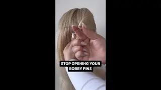 Bobby pins hack | Bridal Hairstyles | Cosmo Prof Beauty #shorts