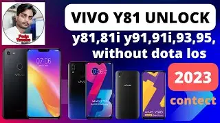 HOW TO UNLOCK VIVO Y81,91,93,95 WITHOUT DATA LOS | VIVO PHONE UNLOCK KEEP  AND SEVE DATA 100% 2023
