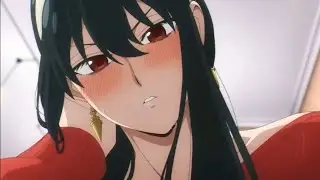 Yor about to kiss Loid ~ Spy x Family Episode 9