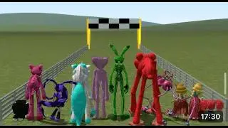 Who is the Fastest Poppy Playtime Female? All Chapters | Garry's Mod!.