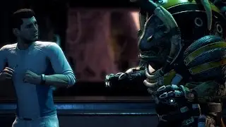 Mass Effect: ANDROMEDA - Bar fight with Drack