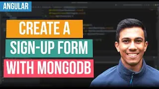 Create a sign-up form with Angular and MongoDB