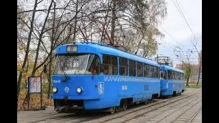 Поездка на трамвае Татры (МТТЧ) СМЕ №30448+30449 №30 Восточный мост-Михалково