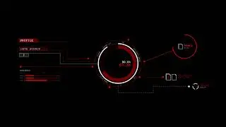 Background Hacking Video || With Sound And Animation|| Futuristic interface HUD 2D || No Copyright-1
