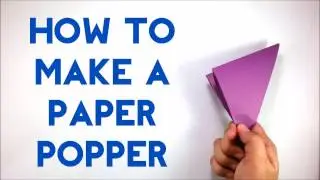 How To Make A Paper Popper / Banger / Flapper - Easy Paper Banger Tutorial for Beginners - DIY