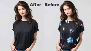 The Most Realistic Way to Place Design on T-Shirt | Photoshop |T-Shirt Design in Adobe Photoshop
