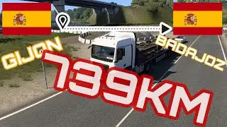 The ABSOLUTE BEST Route from Gijon to Badajoz in Euro Truck Simulator 2