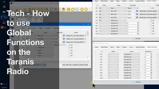 Tech - Using Global Functions and Special Functions on Taranis