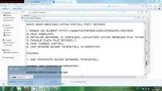 Install Font Android 7