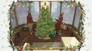 A Christmassy Conservatory | The Sims 4 Speed Build