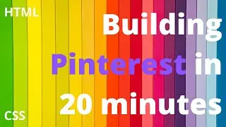 HTML tutorial for beginners [Building Pinterest in 20 minutes]
