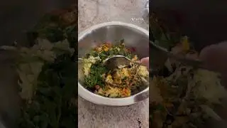 Barish and desi dinner #youtubeshorts #shorts #besanchila