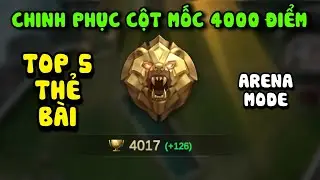 MLBB: *MODE ARENA* TOP 5 THẺ BÀI FREE GIÚP CHINH PHỤC CỘT MỐC 4000 ĐIỂM DỄ DÀNG, ANH EM NÊN THỬ NGAY