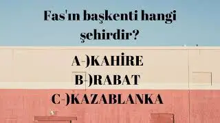 #PART2 BİL BAKALIM BİLGİ YARIŞMASI