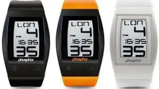 Phosphor World Time Sport E-Ink Watch