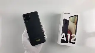 Unboxing Samsung A12 RAM 6GB | Camera Test, Display Test, Status Bar