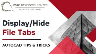 AutoCAD File Tabs Missing? Here is the Quick Fix! (Drawing Tabs)