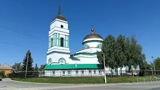 Село Кинель-Черкассы: часть 1 - помидоры, Церковь Вознесения, застройка, Центр.