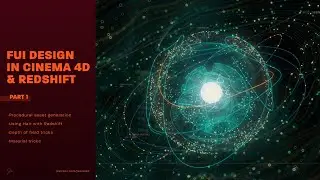 Sept 2021 Teaser for Patreon - FUI Design - Part 1 C4D/Redshift