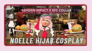 [Hijab Style] Noelle Hijab Cosplay (Genshin Impact X KFC Collab)