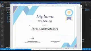 OpenTBS, PHP y Word - Diploma PHP - Certificado PHP