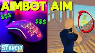 Using A NEW MOUSE... It Gave Me AIMBOT (Strucid)