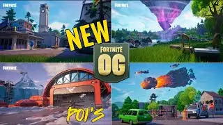 Fortnite OG game play (All OG POI)