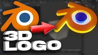 Turn Any 2D Logo Into 3D in Blender FAST