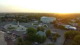 Аэро видео сьемка город Шу