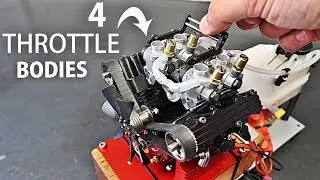 Quad Intake Setup on the V4 RC Engine!