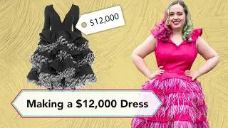 Recreating a $12k Designer Dress using vintage patterns | Vintage sewing project