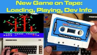 Loading, Playing, Dev Info on Emu's Massive Hunt: Brand New VIC-20 Game 2024 #metroidvania #8bit