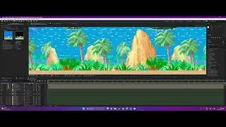 3d Environment (Beach) | After Effects Timelapse