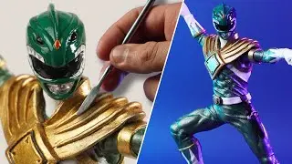 Sculpting GREEN RANGER  [ Tommy Oliver ] | Mighty Morphin Power Rangers