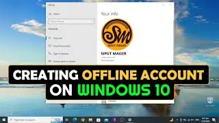 How To Create Local Offline Account In Windows 10