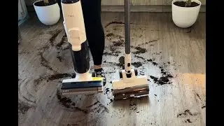 Putting Tineco two vacuums - Pure One Station 5 and iFloor Breeze 5 - to test on heavy soil dirt!
