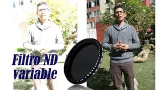 Filtro ND2-400 de densidad Neutral Fader Variable para fotografía y video