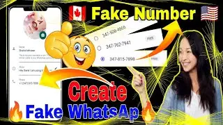 Free US Phone Number for WhatsApp verification // How to create Unlimited Virtual Fake WhatsAp No.