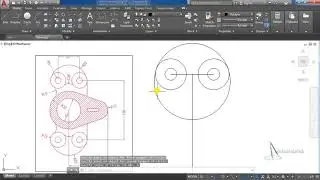 HOW TO DRAW MECHANICAL DRAWING IN AUTOCAD  (HINDI)