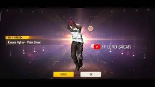 kimono Fighter Violet Head || Rare Item Chest box || Garena Free Fire