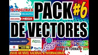 📥PACK #6 DE VECTORES📎/ARCHIVOS PARA PLOTTER DE CORTE/🌀