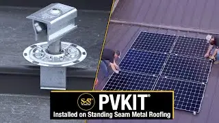 Effortless Solar Mounting on Standing Seam Metal Roofing
