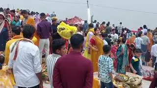 Chaiti Chhath ka Aaj pahla Surya arg