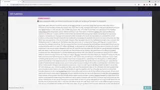 BuildInPublic Audiocado.com - first version of the Transcript Editor
