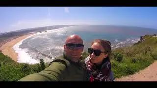 Португалия. г. Назаре - самые высокие волны в мире. Portugal By Us смотрим шедевры океана